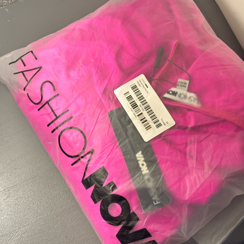 Fashion Nova Plus size Pink Maxi Dress